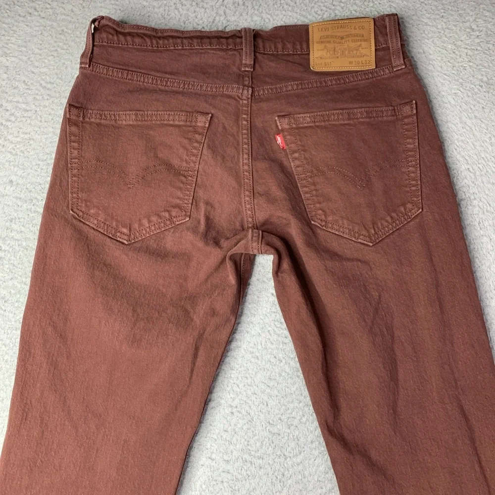 Levis 511 Slim Premium Men's Denim Jeans 30x32 Big E Tag Stretch